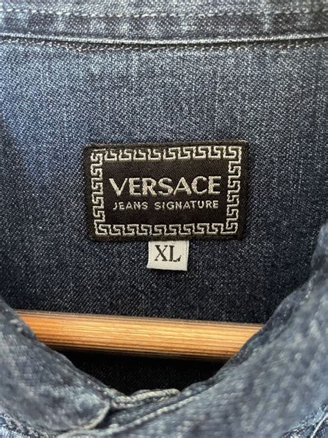 calças versace|versace denim shirt.